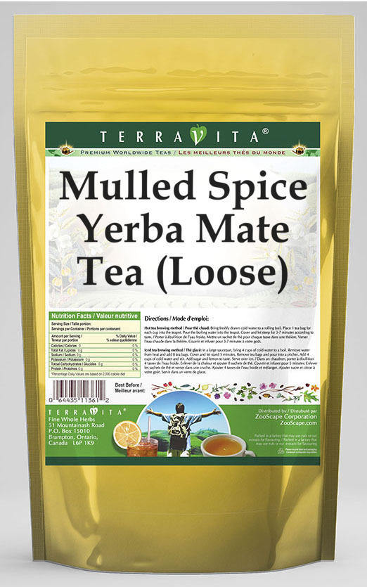 Mulled Spice Yerba Mate Tea (Loose)