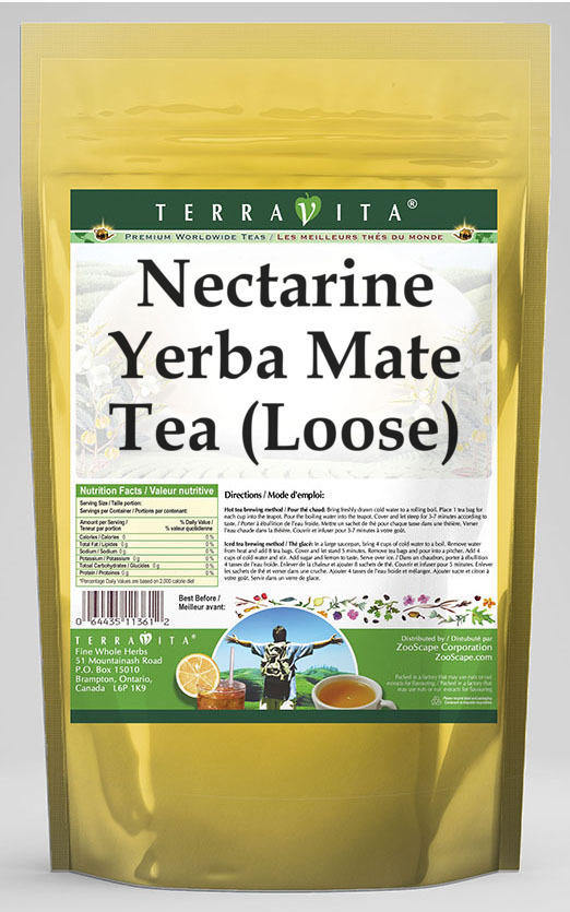 Nectarine Yerba Mate Tea (Loose)