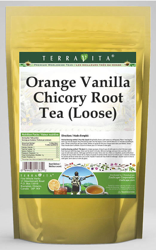 Orange Vanilla Chicory Root Tea (Loose)