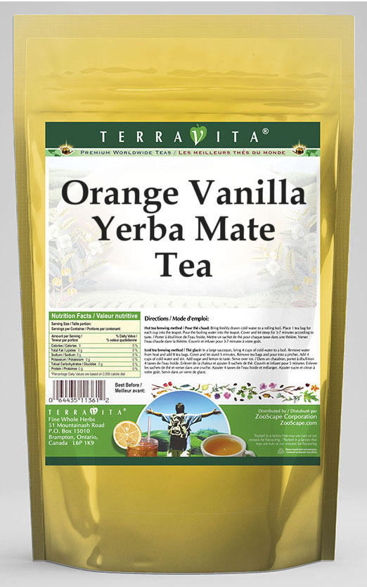 Orange Vanilla Yerba Mate Tea