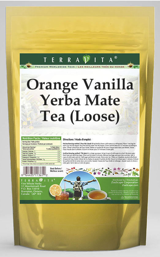 Orange Vanilla Yerba Mate Tea (Loose)