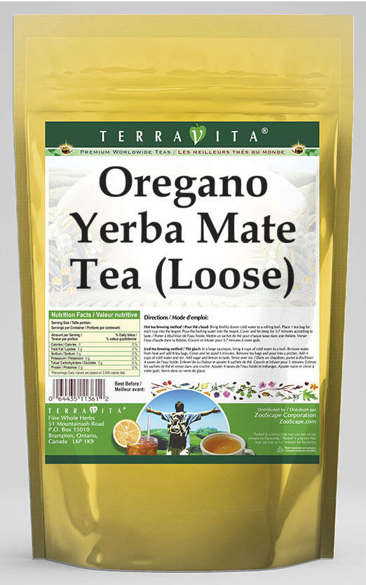 Oregano Yerba Mate Tea (Loose)