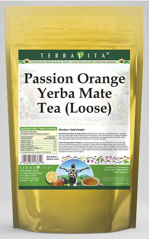Passion Orange Yerba Mate Tea (Loose)