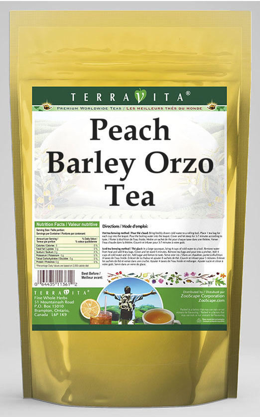 Peach Barley Orzo Tea