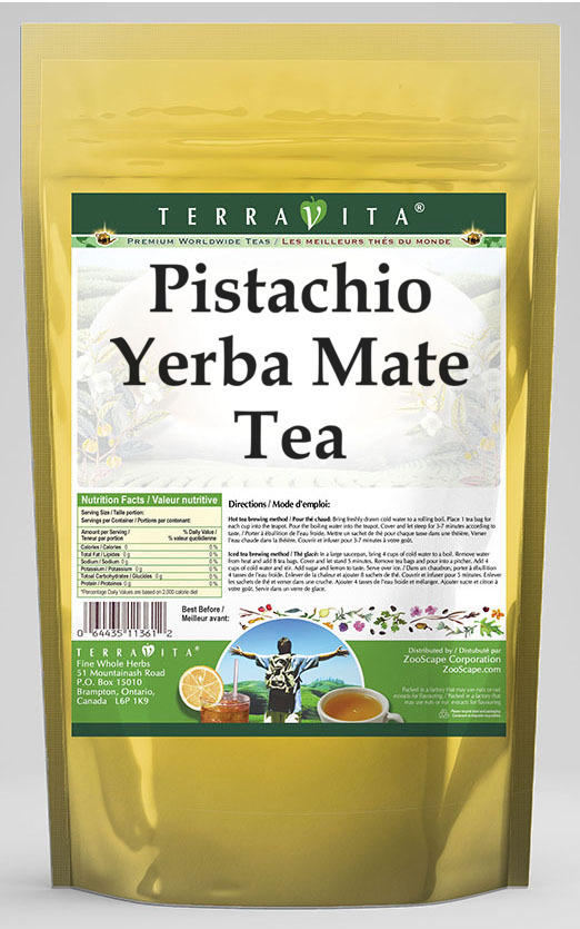 Pistachio Yerba Mate Tea