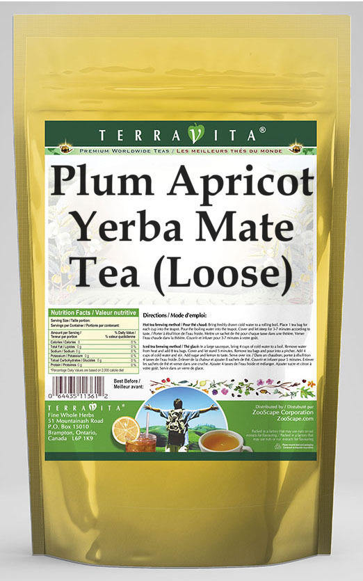 Plum Apricot Yerba Mate Tea (Loose)