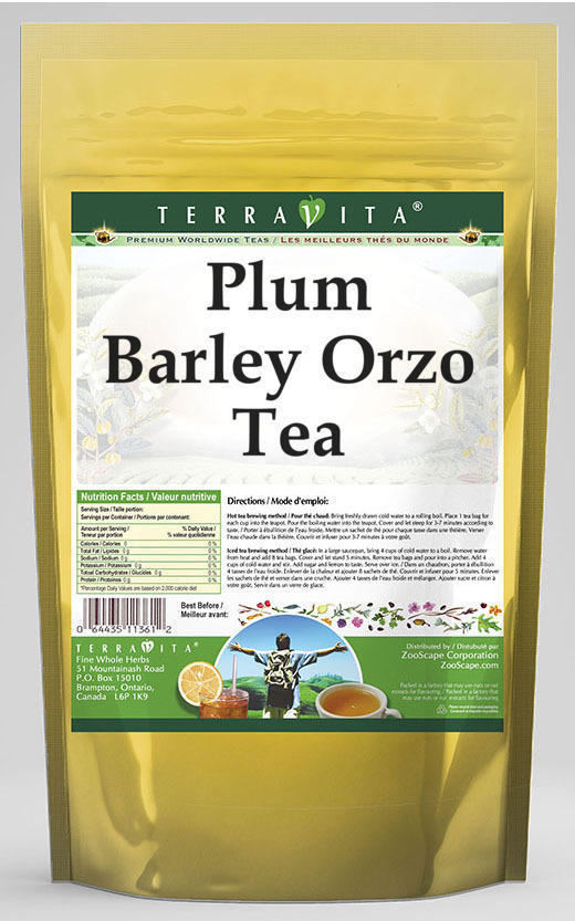 Plum Barley Orzo Tea