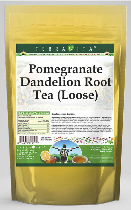 Pomegranate Dandelion Root Tea (Loose)