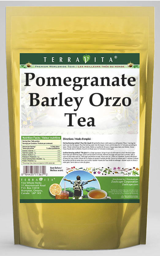 Pomegranate Barley Orzo Tea