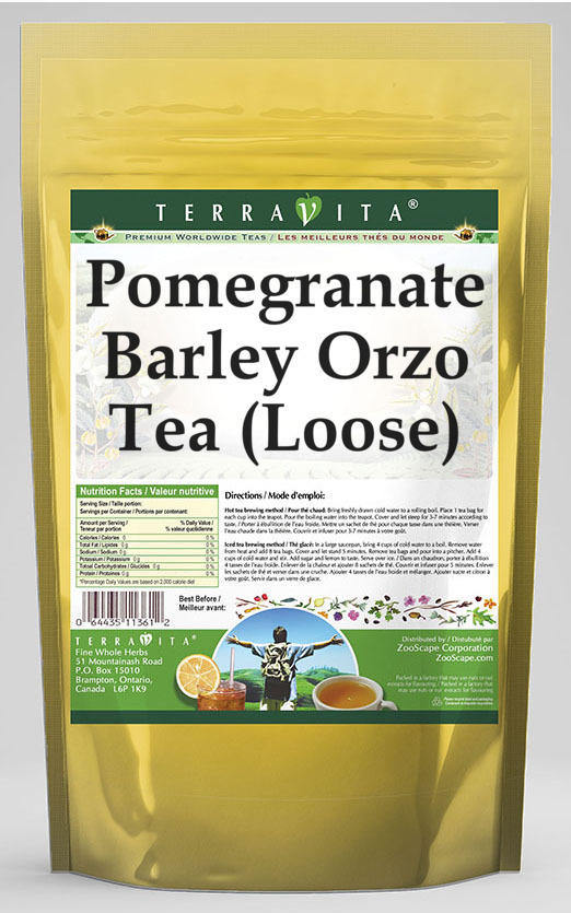 Pomegranate Barley Orzo Tea (Loose)