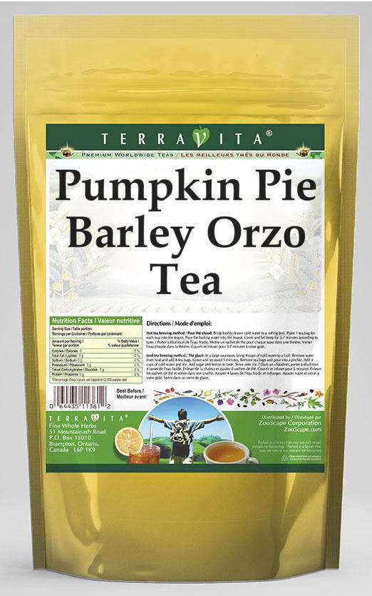 Pumpkin Pie Barley Orzo Tea