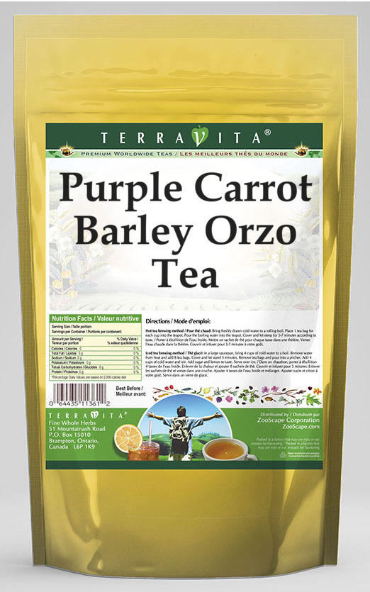 Purple Carrot Barley Orzo Tea