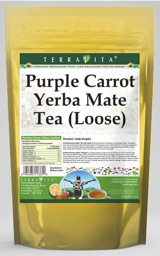 Purple Carrot Yerba Mate Tea (Loose)