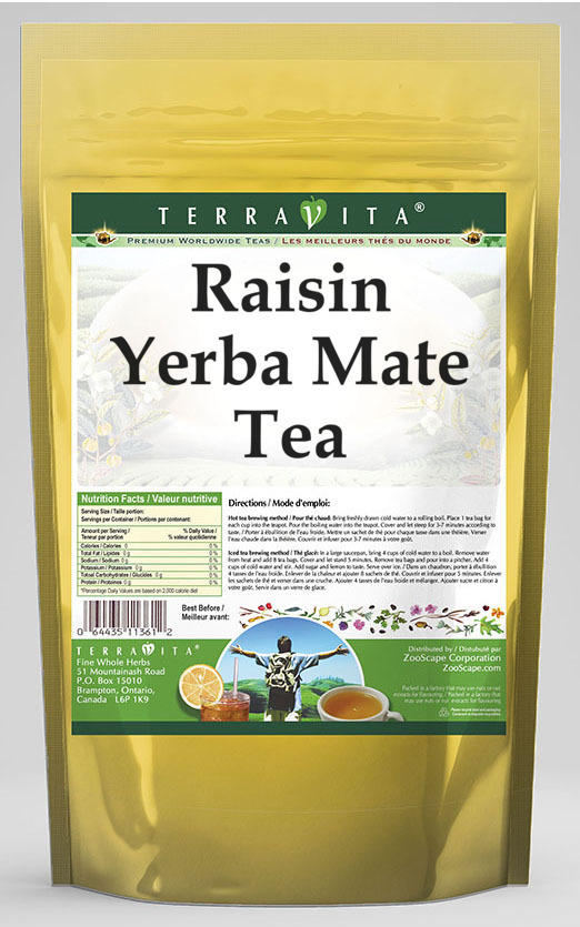 Raisin Yerba Mate Tea