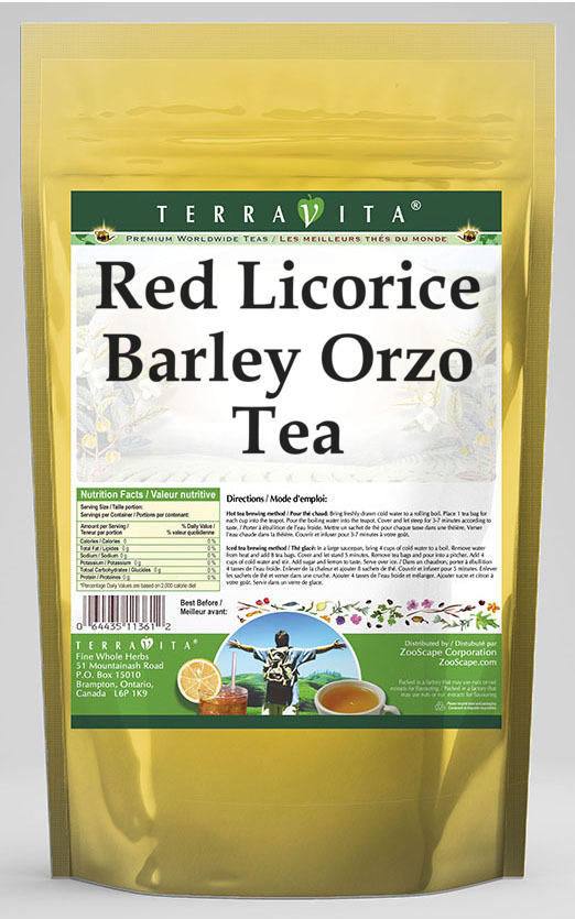 Red Licorice Barley Orzo Tea