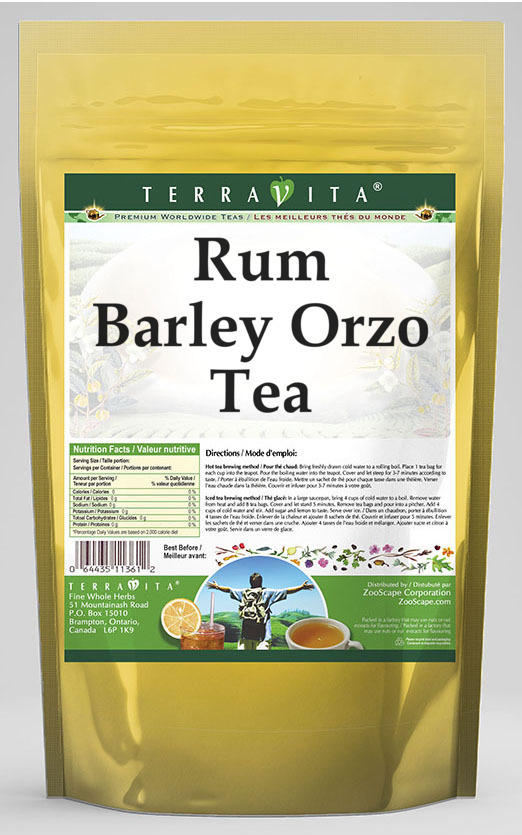 Rum Barley Orzo Tea