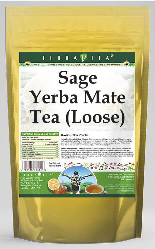 Sage Yerba Mate Tea (Loose)