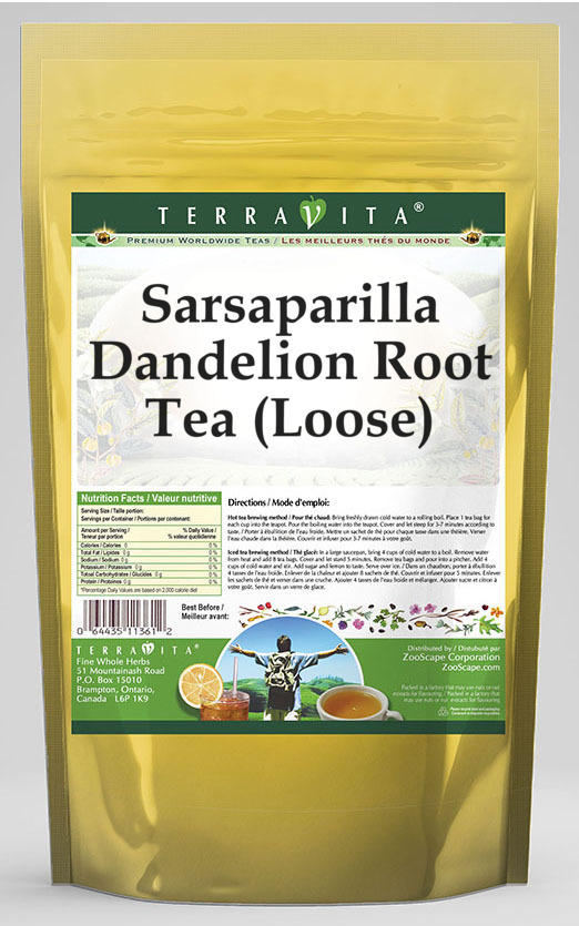 Sarsaparilla Dandelion Root Tea (Loose)