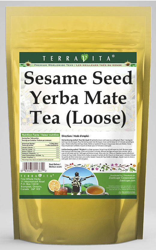 Sesame Seed Yerba Mate Tea (Loose)