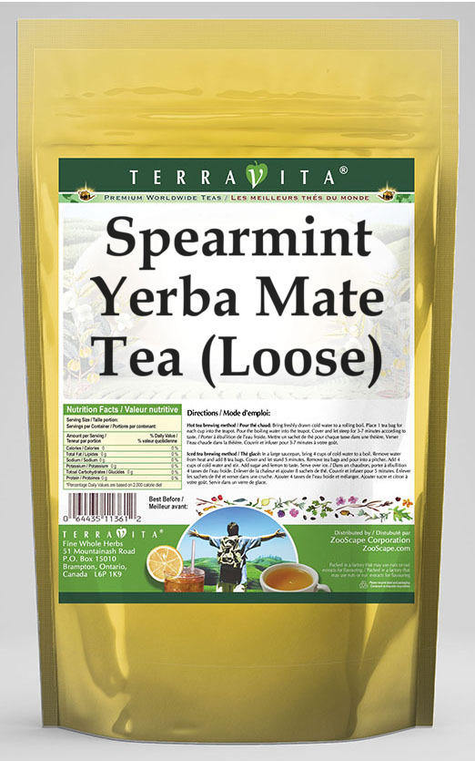 Spearmint Yerba Mate Tea (Loose)