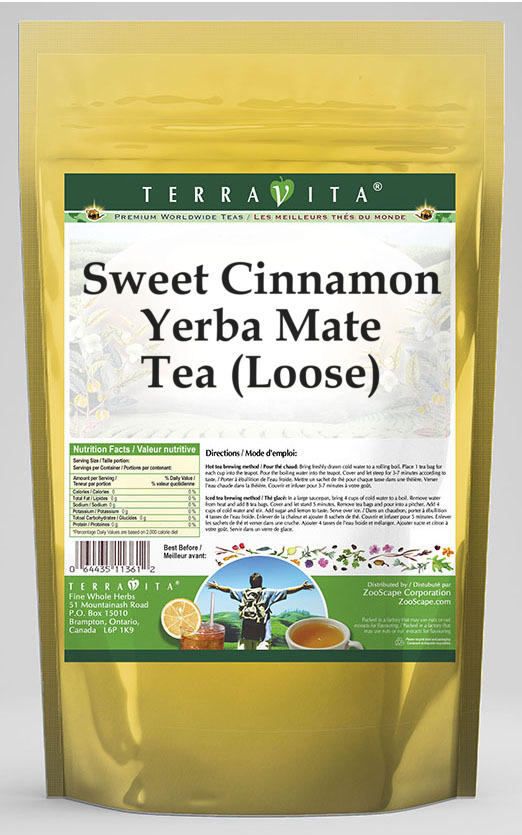 Sweet Cinnamon Yerba Mate Tea (Loose)