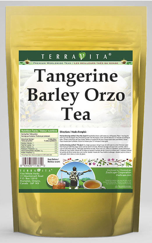 Tangerine Barley Orzo Tea
