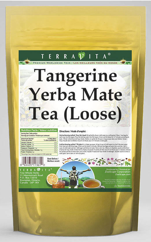 Tangerine Yerba Mate Tea (Loose)