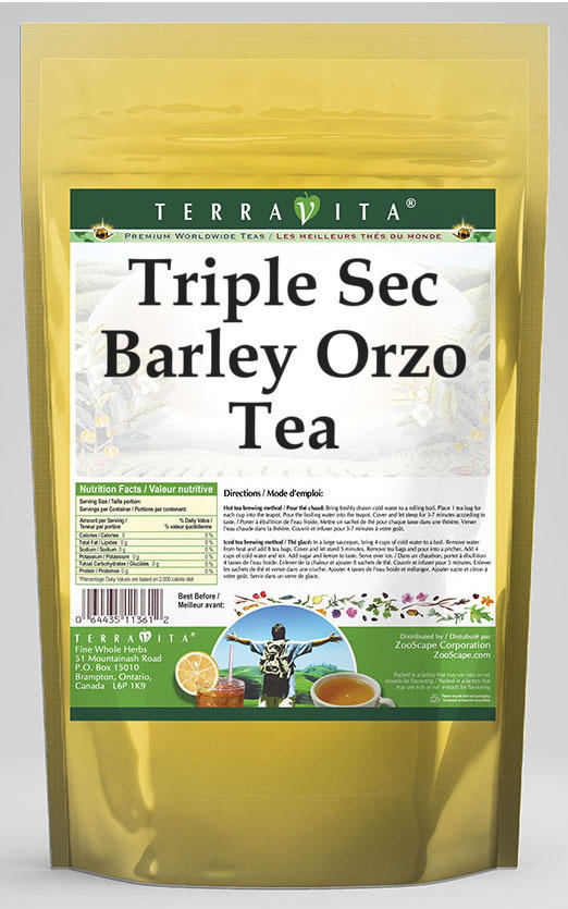 Triple Sec Barley Orzo Tea