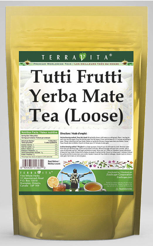 Tutti Frutti Yerba Mate Tea (Loose)
