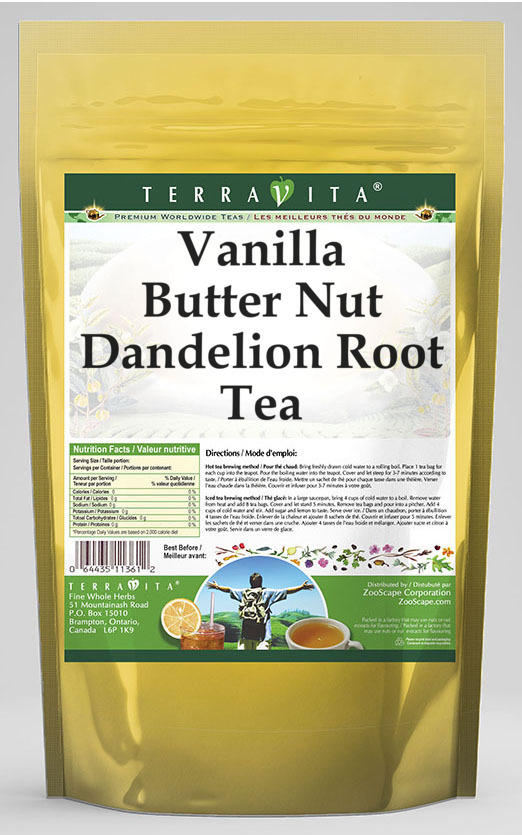 Vanilla Butter Nut Dandelion Root Tea