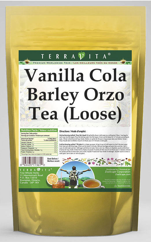 Vanilla Cola Barley Orzo Tea (Loose)