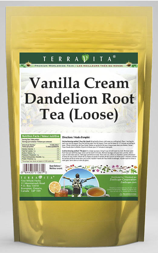 Vanilla Cream Dandelion Root Tea (Loose)