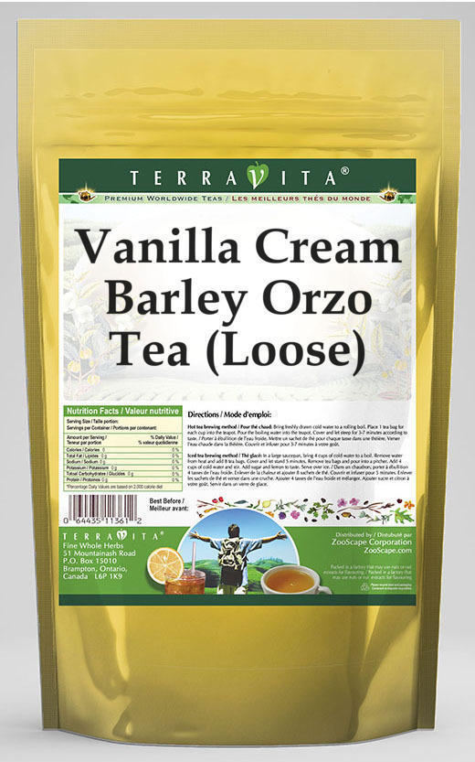 Vanilla Cream Barley Orzo Tea (Loose)