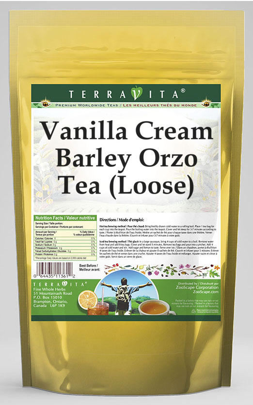 Vanilla Cream Barley Orzo Tea (Loose)