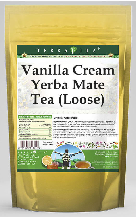 Vanilla Cream Yerba Mate Tea (Loose)
