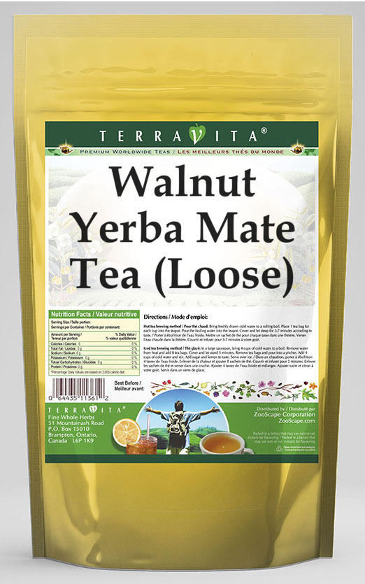 Walnut Yerba Mate Tea (Loose)