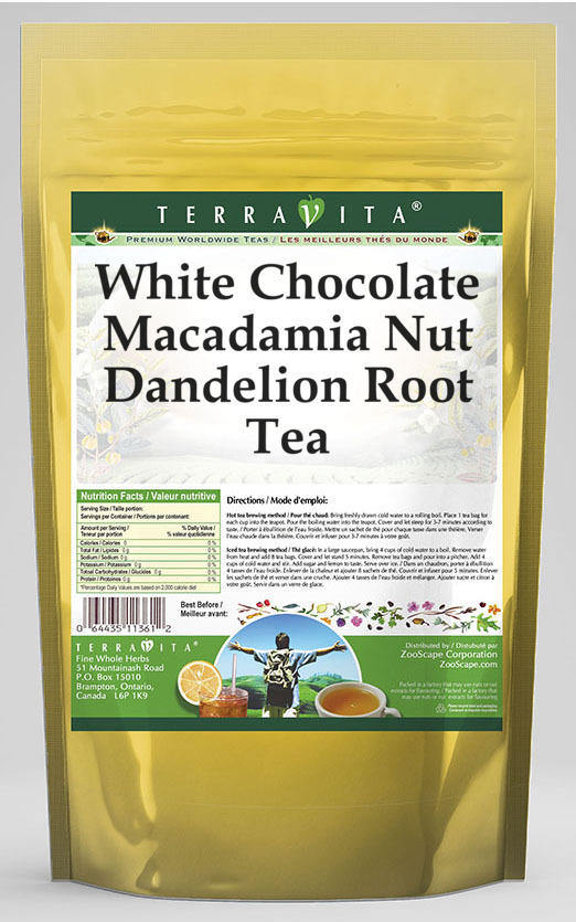 White Chocolate Macadamia Nut Dandelion Root Tea