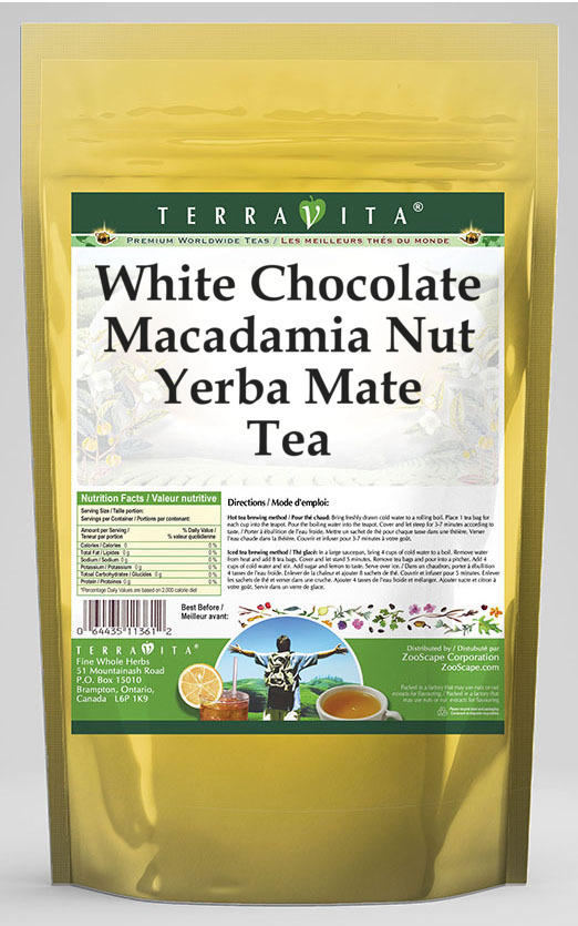 White Chocolate Macadamia Nut Yerba Mate Tea