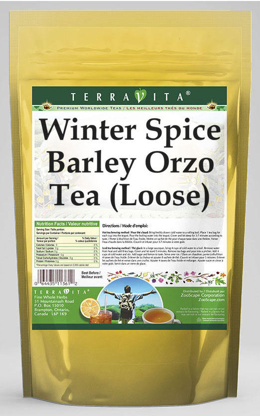 Winter Spice Barley Orzo Tea (Loose)