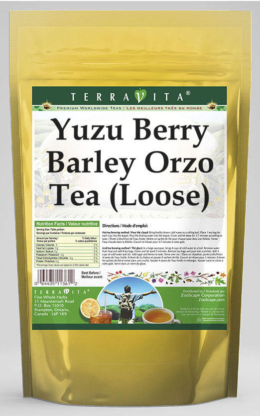 Yuzu Berry Barley Orzo Tea (Loose)