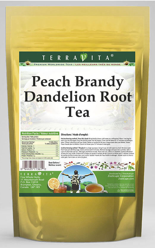 Peach Brandy Dandelion Root Tea