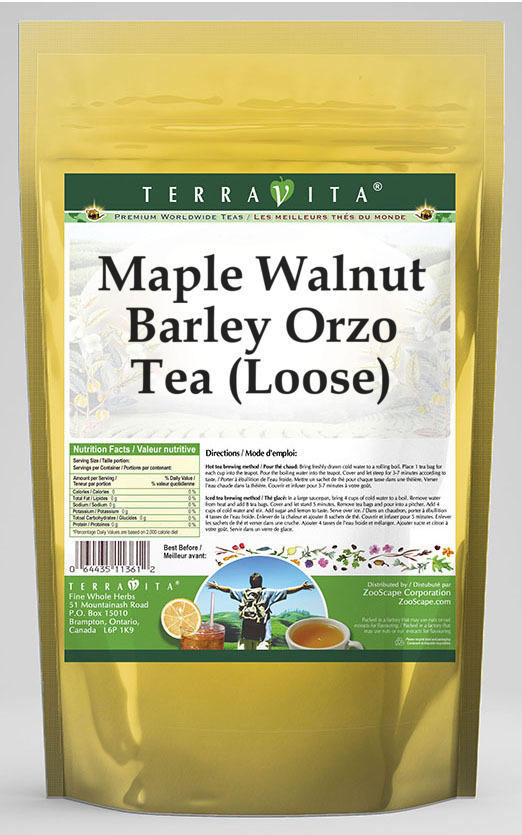 Maple Walnut Barley Orzo Tea (Loose)