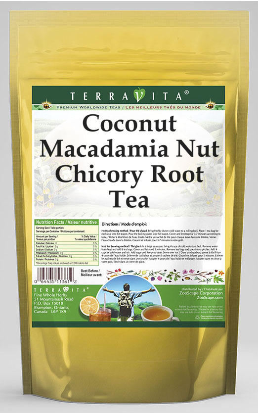 Coconut Macadamia Nut Chicory Root Tea