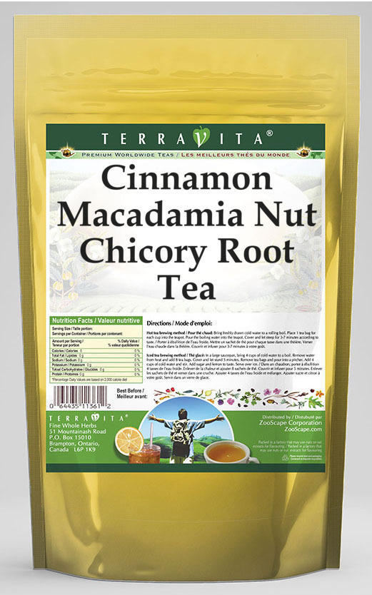 Cinnamon Macadamia Nut Chicory Root Tea