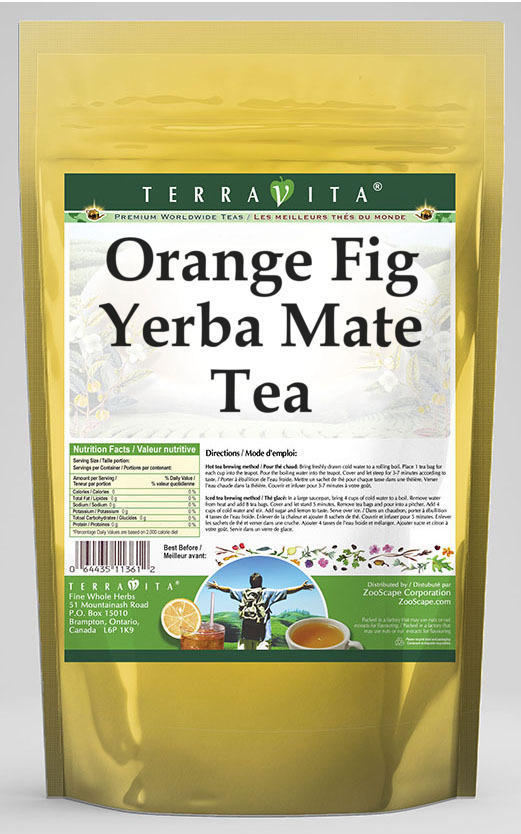 Orange Fig Yerba Mate Tea