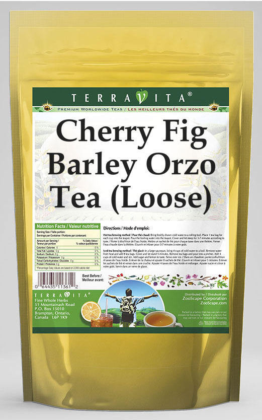 Cherry Fig Barley Orzo Tea (Loose)