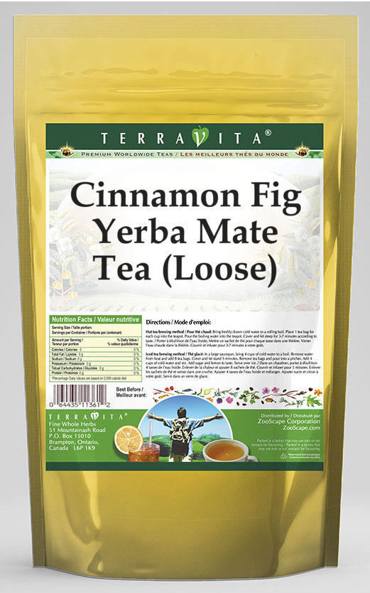 Cinnamon Fig Yerba Mate Tea (Loose)