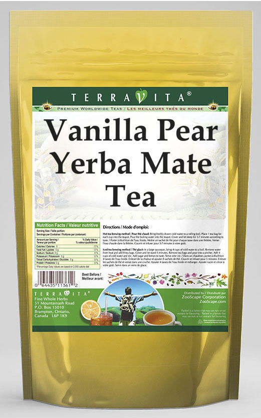 Vanilla Pear Yerba Mate Tea