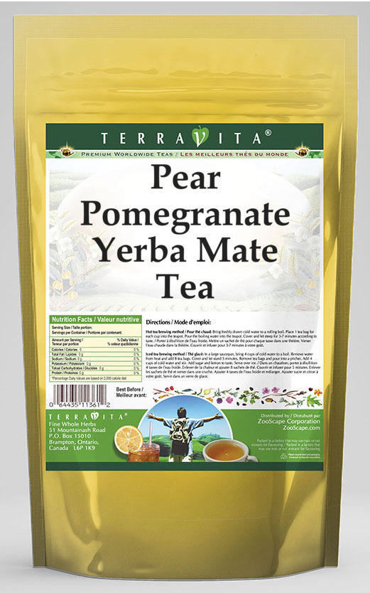 Pear Pomegranate Yerba Mate Tea