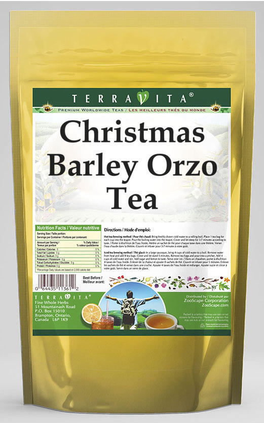 Christmas Barley Orzo Tea